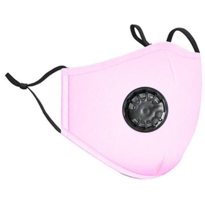 Masca de protectie pentru adulti, Edibazzar, Bumbac, Roz