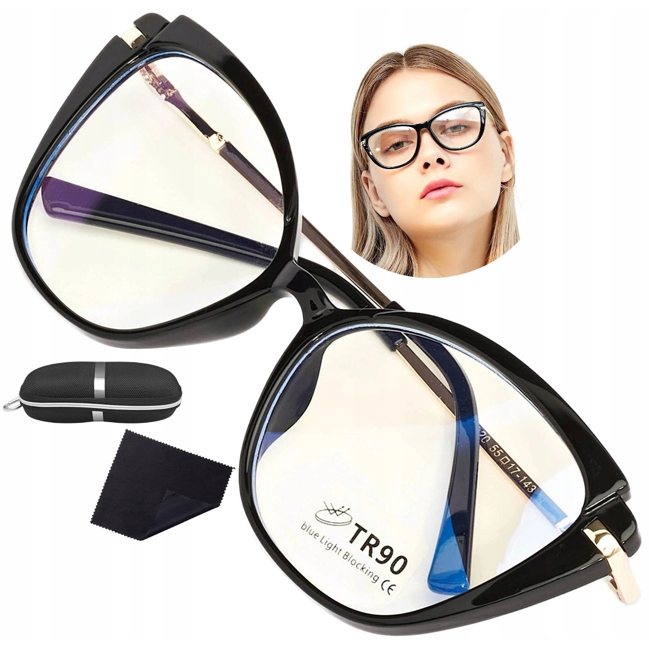 Ochelari Calculator, Edibazzar, Plastic, Negru - EMAG.ro