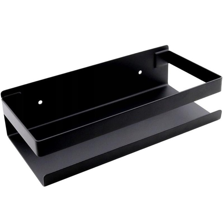 Рафт за баня Loft, Стомана, Черен