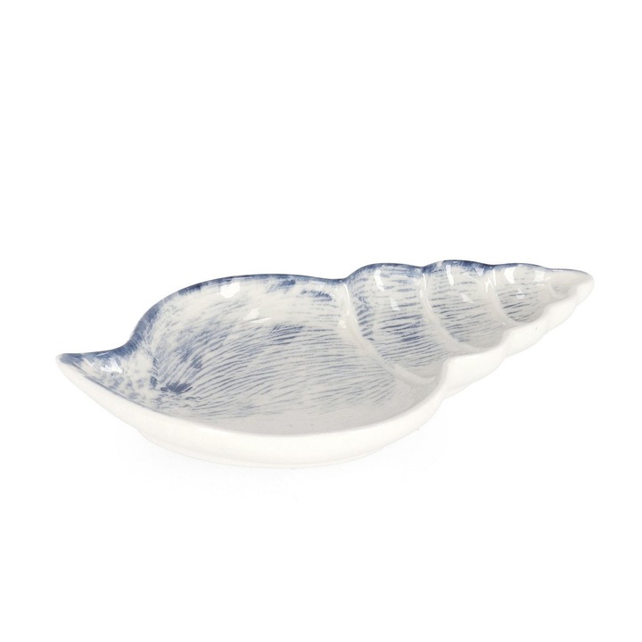 Комплект от 12 порцеланови купи Shell 23,4x14,2x3 см