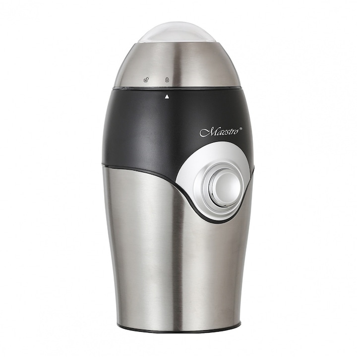 Cafetiera, Maestro, Inox, 50 g, 220-240 V, 50 Hz, 150 W, Argintiu/Negru
