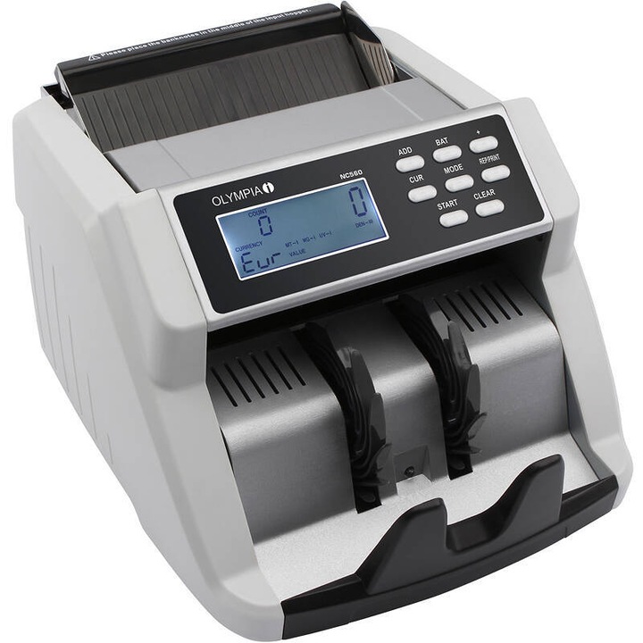 Брояч за пари Olympia, 50 W, 1000 бр/минута, Сиво/Черен