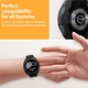 Husa din silicon neagra pentru Samsung Galaxy Watch 4 sau 5, 44mm - Compatibilitate perfecta