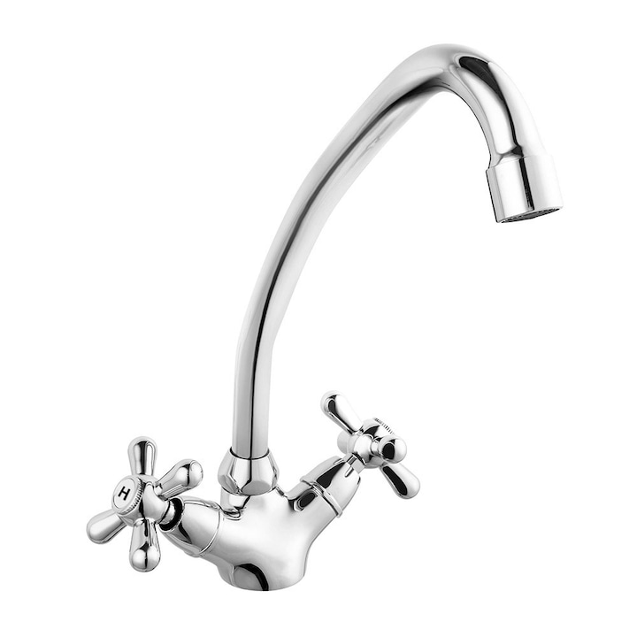 Alloet W-3 Retro Kétkaros Álló Mosogató Csaptelep