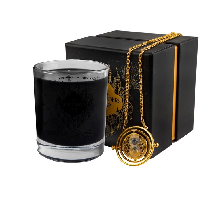 Свещ Хари Потър с колие Карта на Мародер