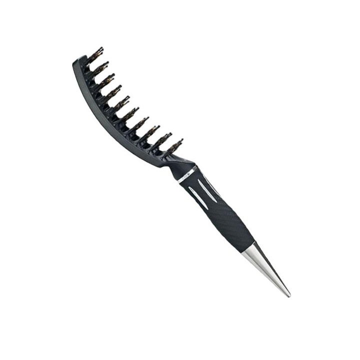 Perie curbata, Kent, 50 de dinti, Negru