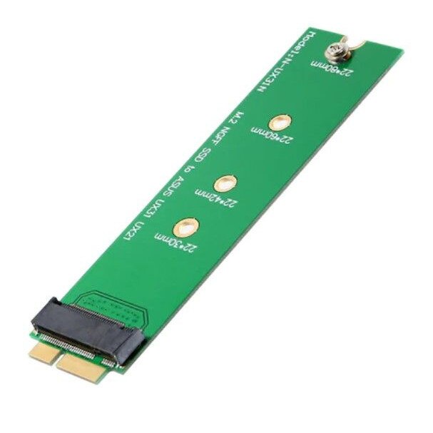Adattatore Sintech NGFF M.2 BM Key A 18 Pin Per SSD Asus Zenbook UX31 UX21, Supporta SSD SATA 2230/2242/2260/2280