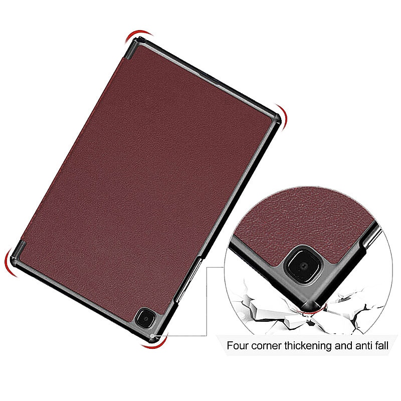 Set Husa Tableta AZIAO si Folie Silicon Matte pentru Samsung Galaxy Tab S8 Ultra 14.6 inch SM-X900 / SM-X906, Protectie 360, Hydrogel Regenerabil, Paper Feeling, Interior Catifea, Functie de Stand, Display Protejat, Smart Cover, Colturi Anti-soc, Rosu