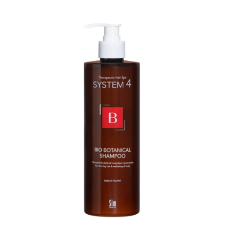Sampon fortifiant Bio Botanical anticadere, regenerant pentru scalpul si parul subtiat System 4 Therapeutical Hair Spa 500ml