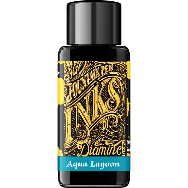 Calimara cerneala 30ml Diamine Standard Aqua Lagoon