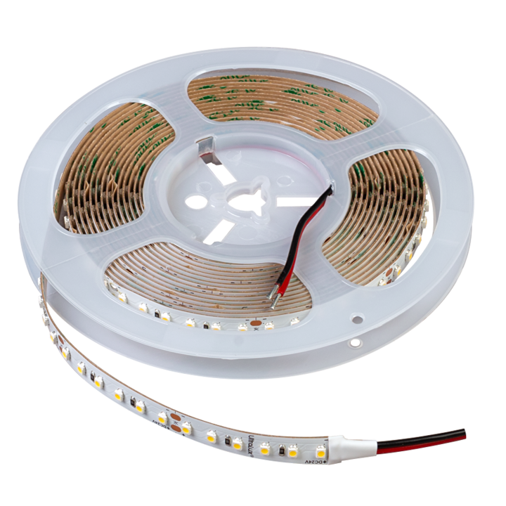 Banda LED , Ultralux, 9,6 W/M, 2700 K, 24 V DC, 120 LED-uri/M, SMD3528