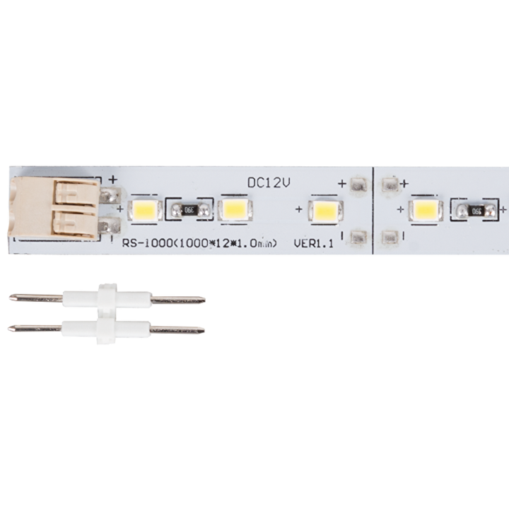 LED Твърда лента, 12W, 12V DC, 2700K, 72LEDS/M, SMD2835, Ultralux