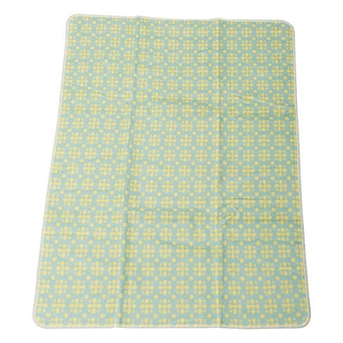 Patura pentru copii din bumbac organic certificat GOTS, David Fussenegger, Maja Verde 75*100 cm