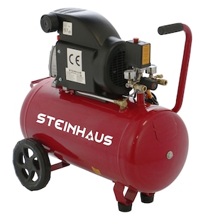 Въздушен компресор Steinhaus PRO-COM50, 50 л, 1500W, 2CP, 8 бара, 206 л/мин