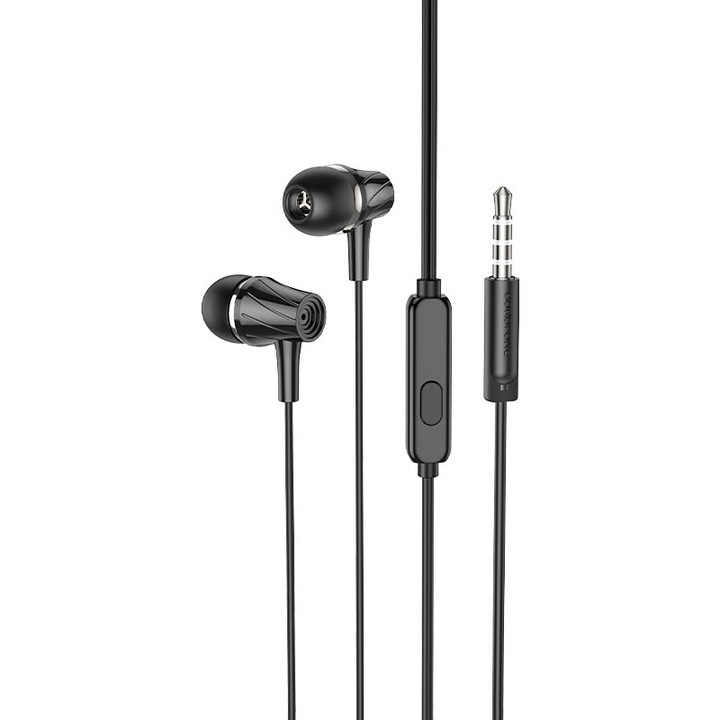 Casti 3.5mm Borofone BM69 Universal, Negru