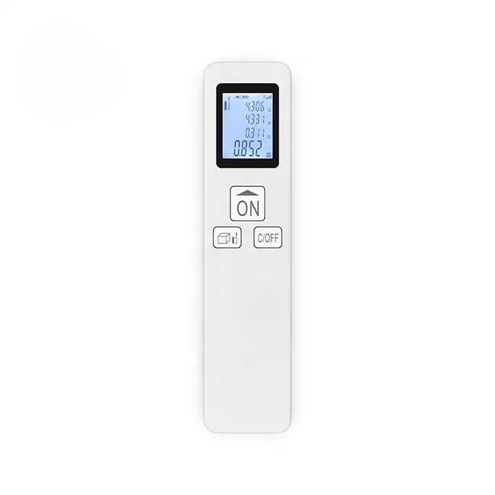 Telemetru laser, Distanta masurare 30m, Calcul suprafata, Calcul volume, Alb