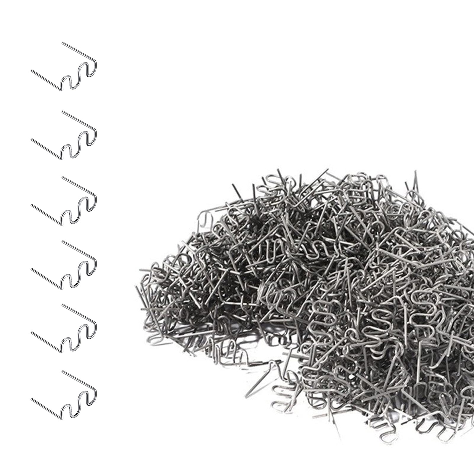 Комплект 500 скоби за пистолет за запояване JENUOS, Пластмаса, Скоби ...