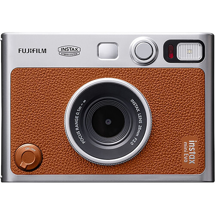 Aparat foto instant Fujifilm Instax Mini Evo Brown