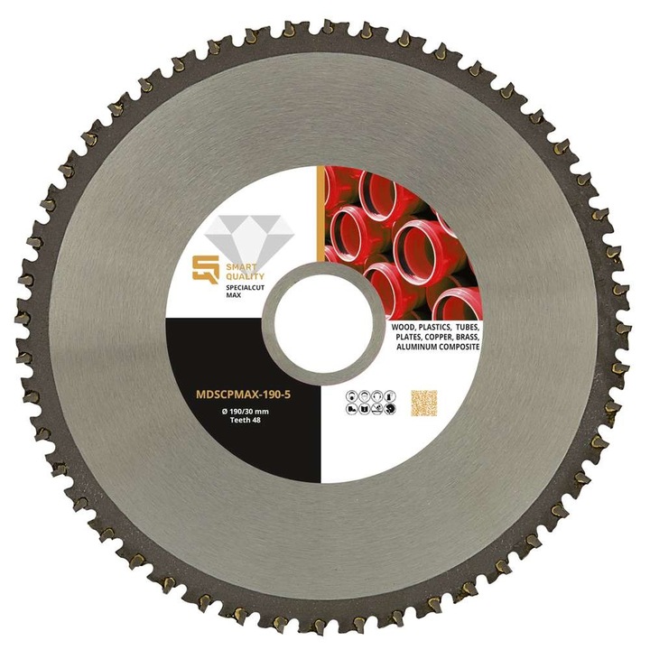 SQ - Disc carburi metalice SpecialCutMAX 230x30/25.4mm [MDSCPMAX-230-6]