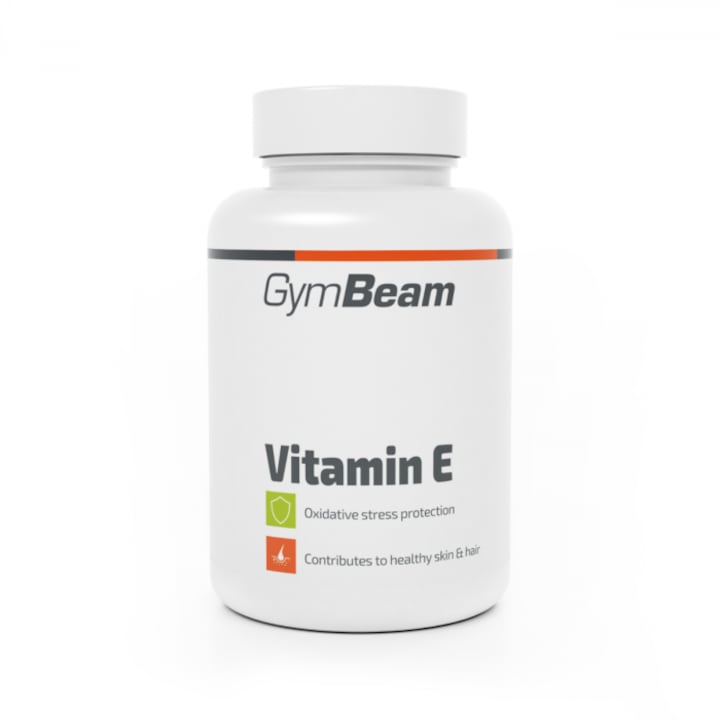 GymBeam - Vitamina E (Tocoferol) 60 caps fara aroma