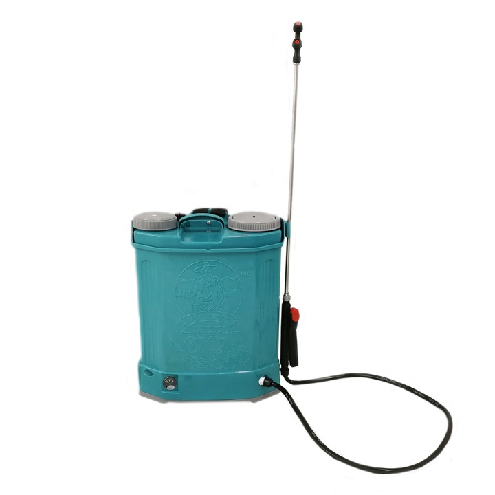 Small Farmer akkumulátoros permetezőszivattyú, 16 literes, 2,7 m-es lándzsa és 80 W-os porlasztó