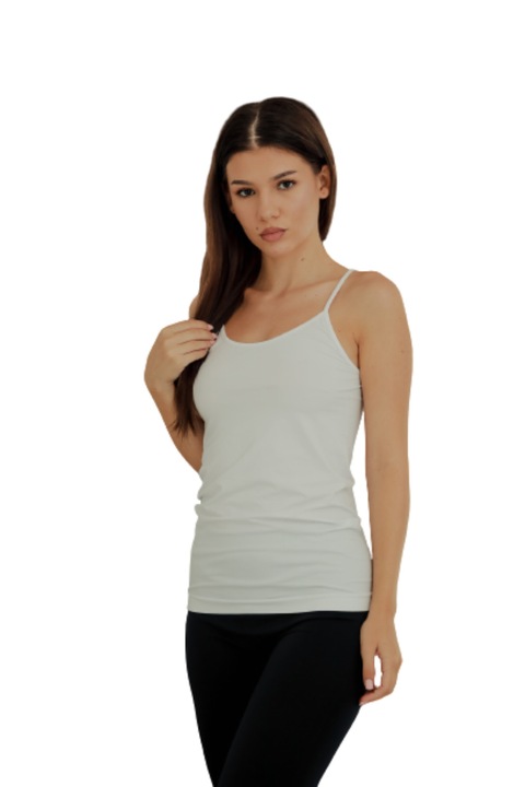 Дамски потник, изработен от микрофибър, бял, универсален размер