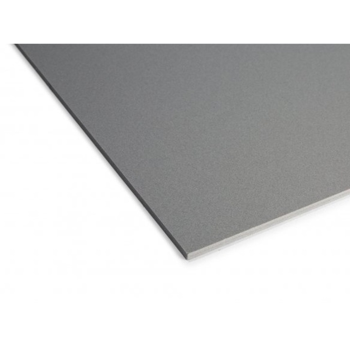 Set 4 buc - Forex / PVC Colorat Gri 3mm – 250x500mm Gri