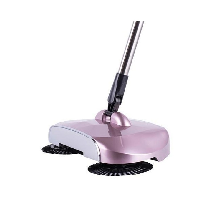 Matura cu perii rotative Sandy EF1 crom/ roz