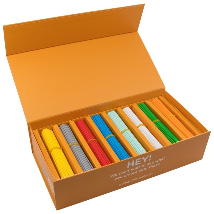 Комплект от 1200 филамента, 3Doodler, 2.5 мм, Многоцветни