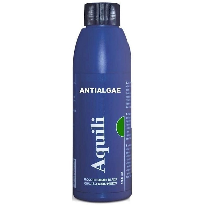 Conditioner Pentru Acvariu, Antialgae, Aquili, 125 ml, Combate Toate Tipurile de Alge