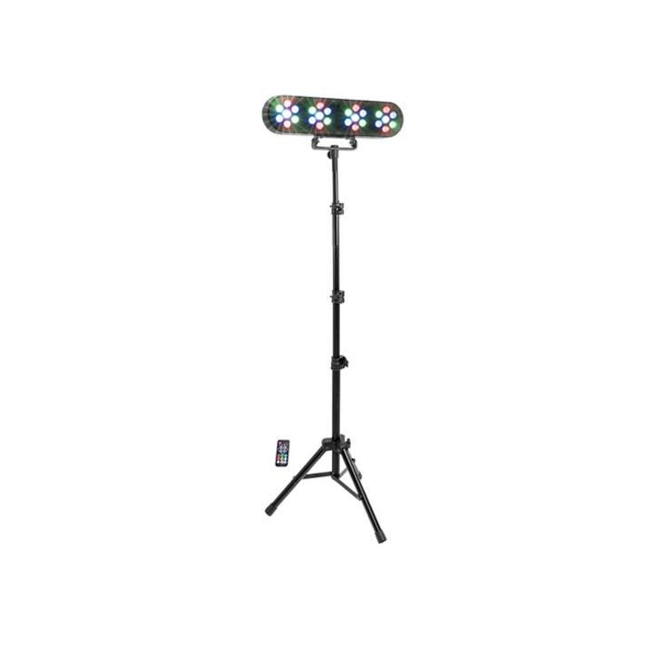 Led Bar világító berendezések, projektor, 4X7X1W RGBW + állvány, fényprojektor