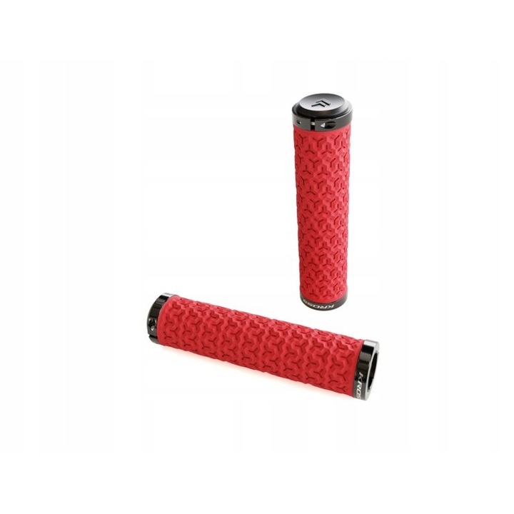 Kerékpár markolat, STABLE 3.0, KROSS, polipropilén, piros/fekete