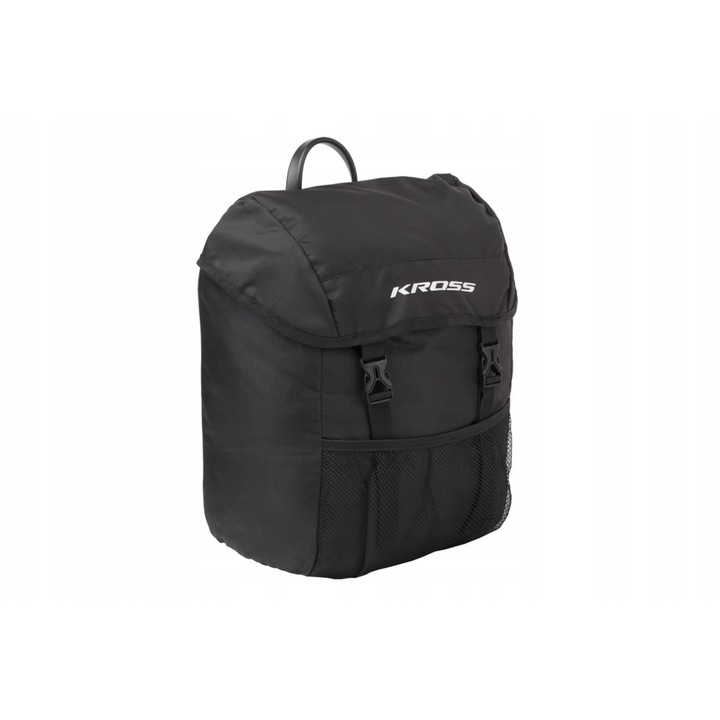 Roamer kerékpártáska, Kross, Nylon, 720g, 12l, Fekete