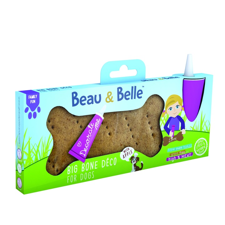 Recompense pentru caini, Krause&Doggy, BIG BONE DECO, 85 g