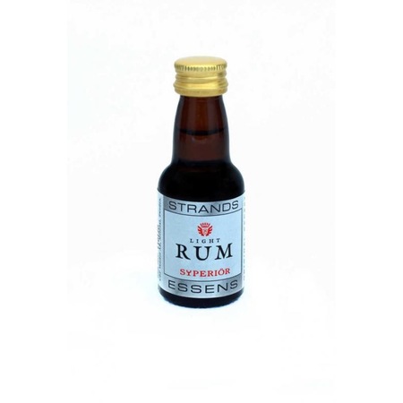 Esenta de rom alb pentru alcool, STRANDS, 25 ml