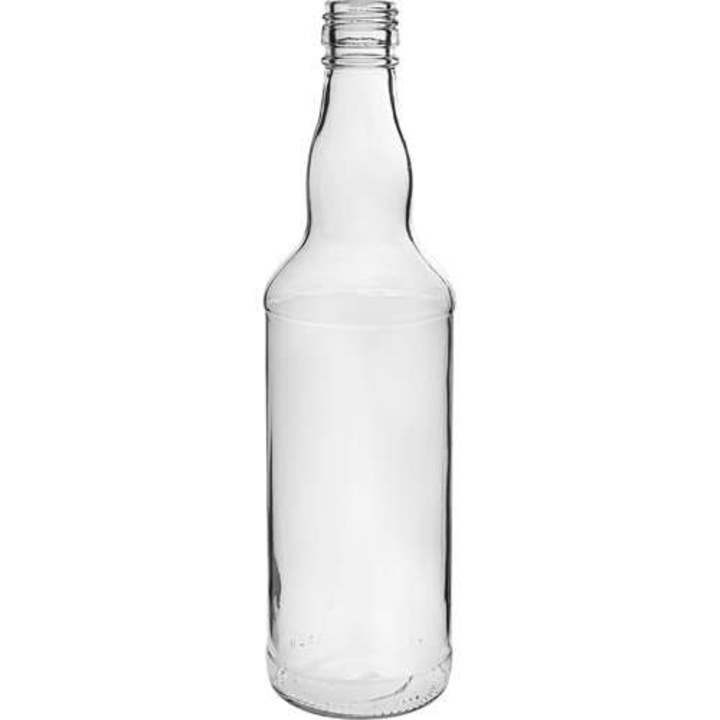 Бутилка за водка с капачка Browin, Стъклена, 500 ml, Прозрачна