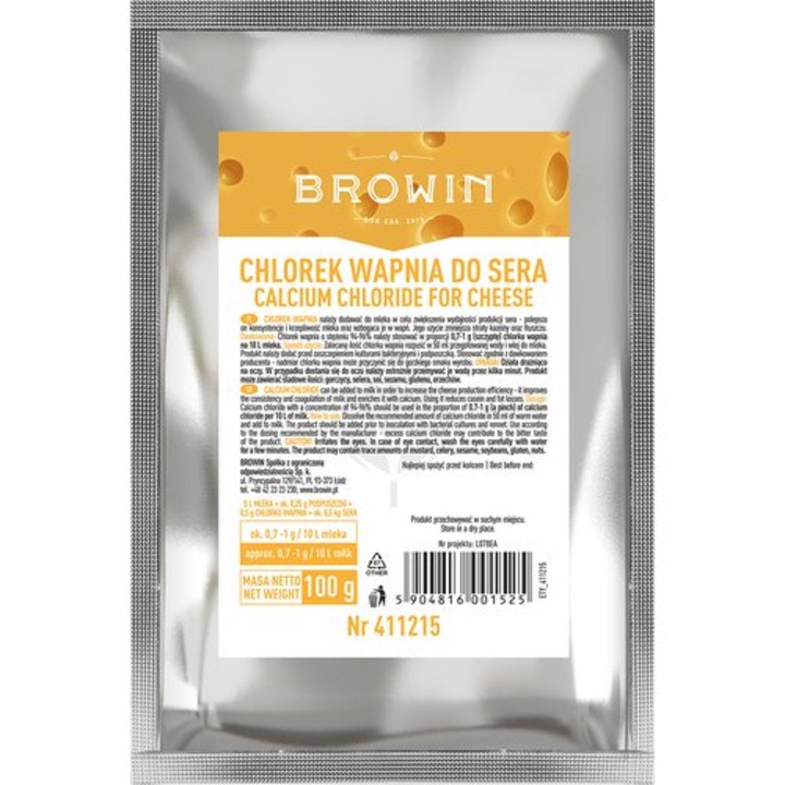 Cloura de calciu, Browin, 100 g