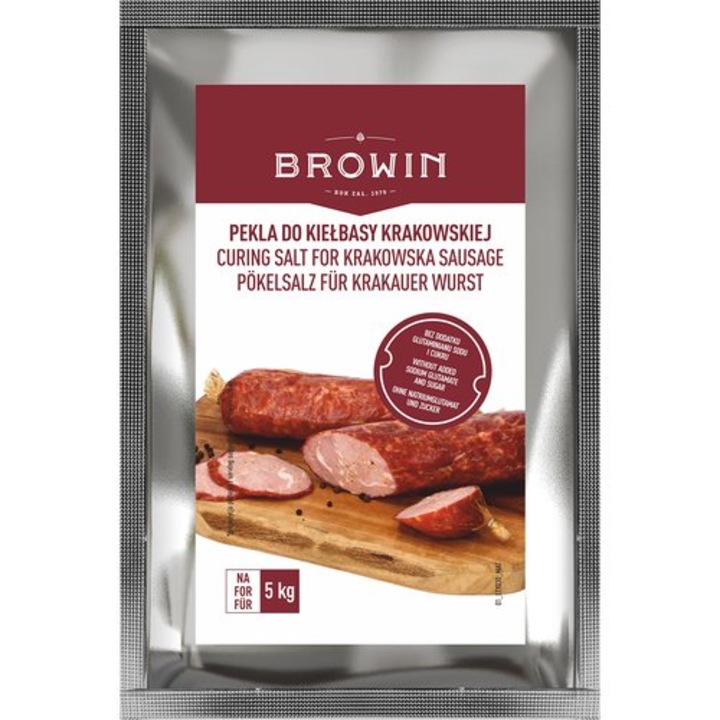 Mix condimente pentru carnati de Cracovia, Browin, 115 g