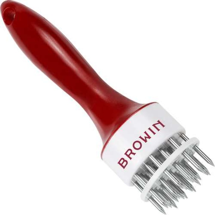 Fragezitor carne, Browin, 5 x 5 x 19 cm, Rosu\ Alb