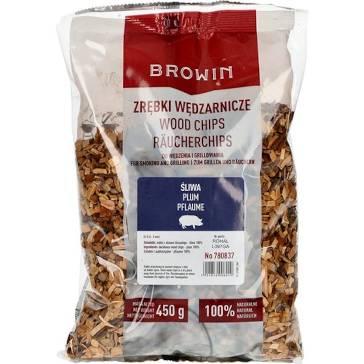 Punga afumare gratar, Browin, 450 g