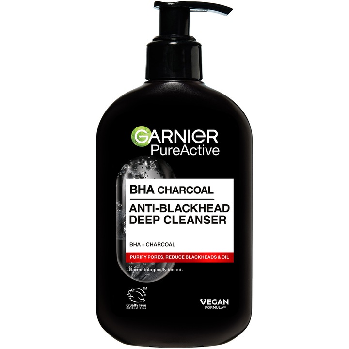 Gel de curatare hidratant Garnier Hydrating Deep Cleanser cu Acid Hialuronic, 250 ml