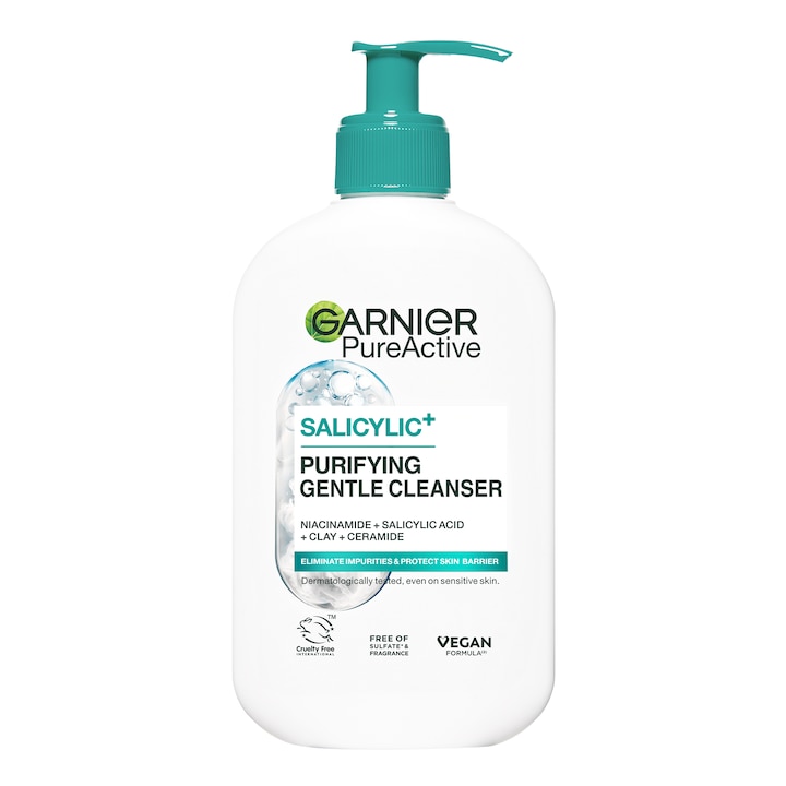 Garnier hidratáló mélytisztító hialuronsavval, 250 ml