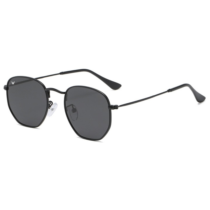 Слънчеви очила, uVision Mood All Black, поляризирани стъкла PolarVision, унисекс