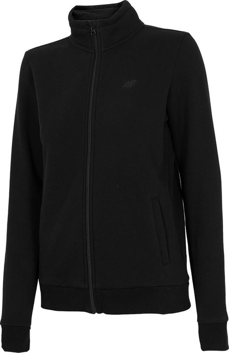 Hanorac dama, 4F, Bumbac/Poliester, Negru, S