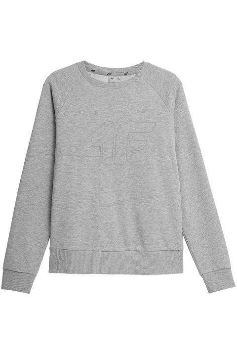 Női pulóver, 4F, pamut/viszkóz, szürke, L