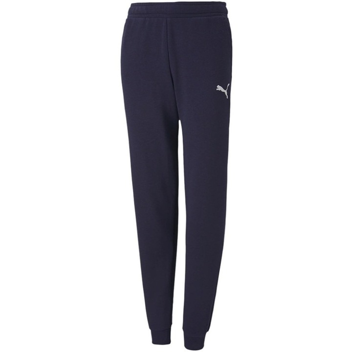 Pantaloni sport copii, Puma, Bumbac/Poliester, Bleumarin
