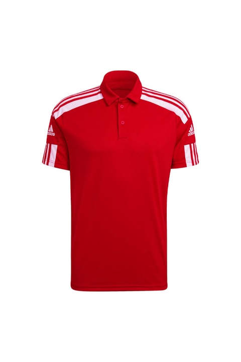 Tricou polo pentru barbati, Adidas, Poliester, Rosu/Alb 78975, Rosu/Alb