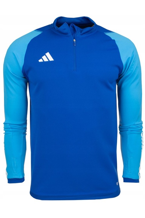 Мъжка спортна тениска, Adidas, Полиестер, Синя, S