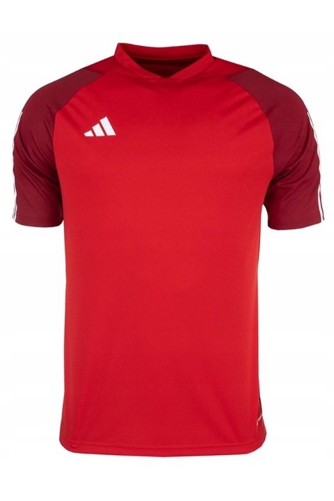 Férfi sport póló, Adidas, poliészter, piros, 2XL