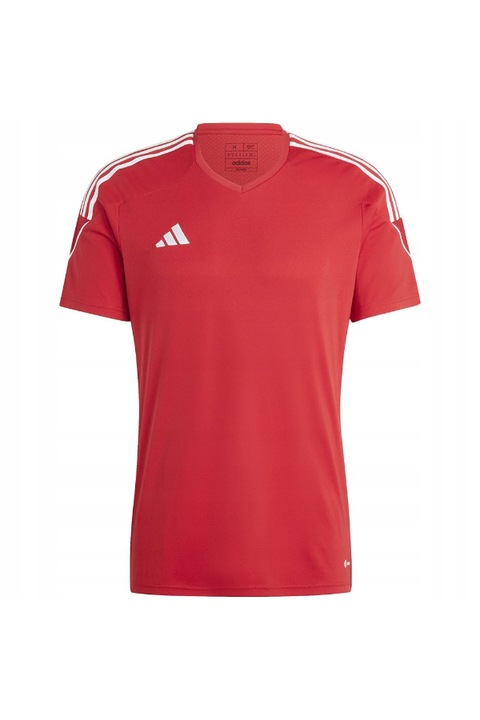 Tricou sport barbati Tiro 23, Adidas, Poliester, Rosu, Rosu